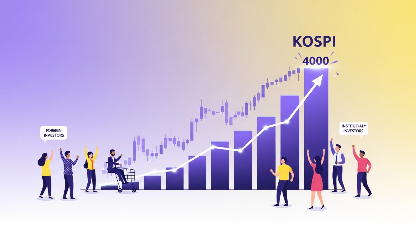 코스피 4000에 환호사는 사람들