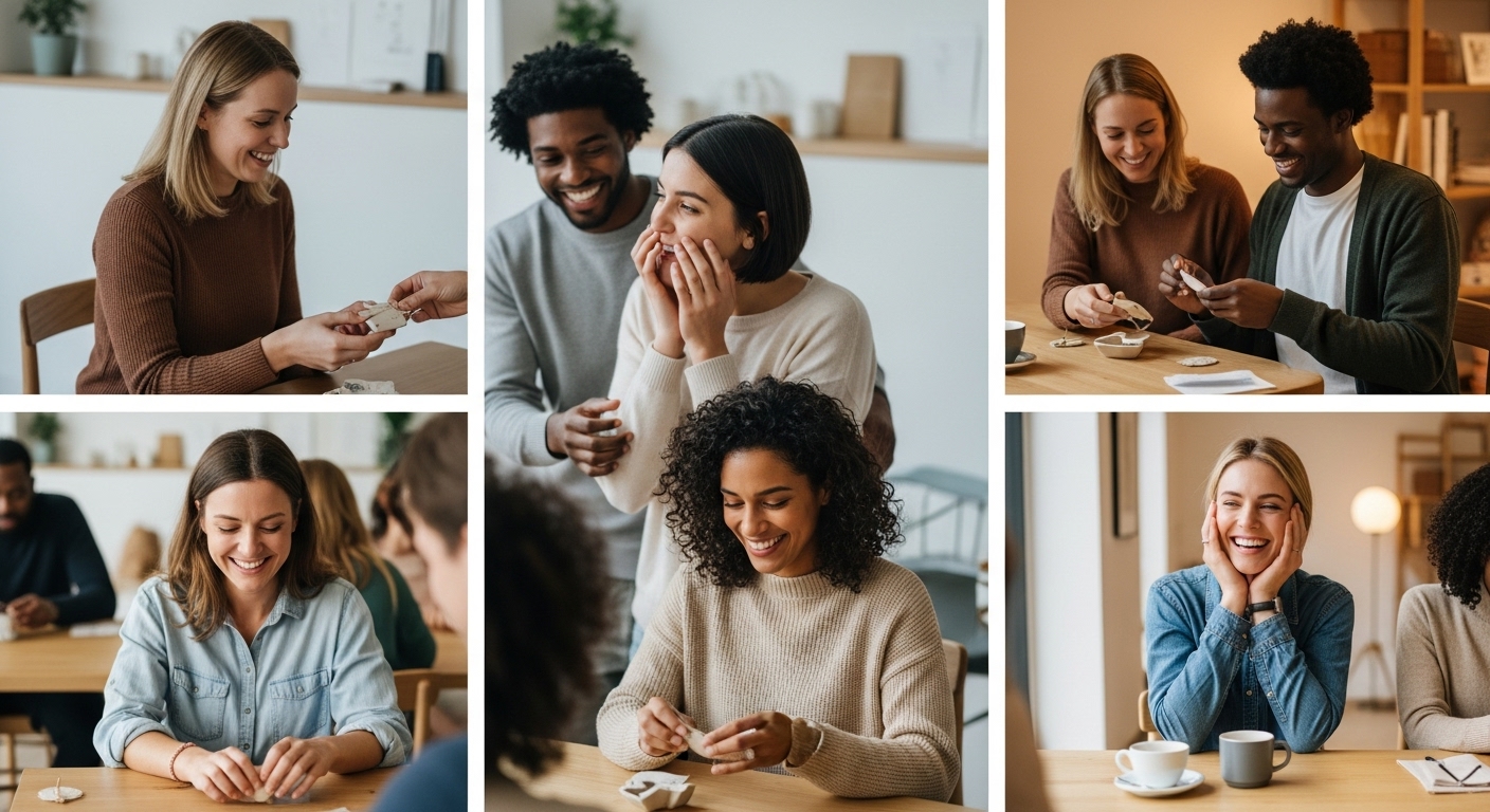 개인의 감성과 취향에 맞춰진 맞춤형 경험을 즐기는 사람들, '필코노미'의 장면.
