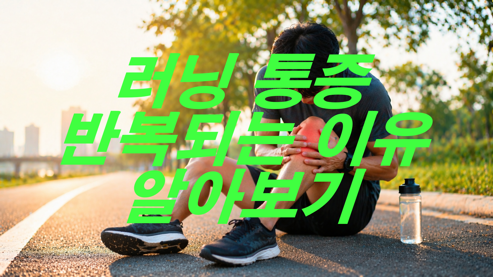 러닝 통증 반복되는 이유 알아보기