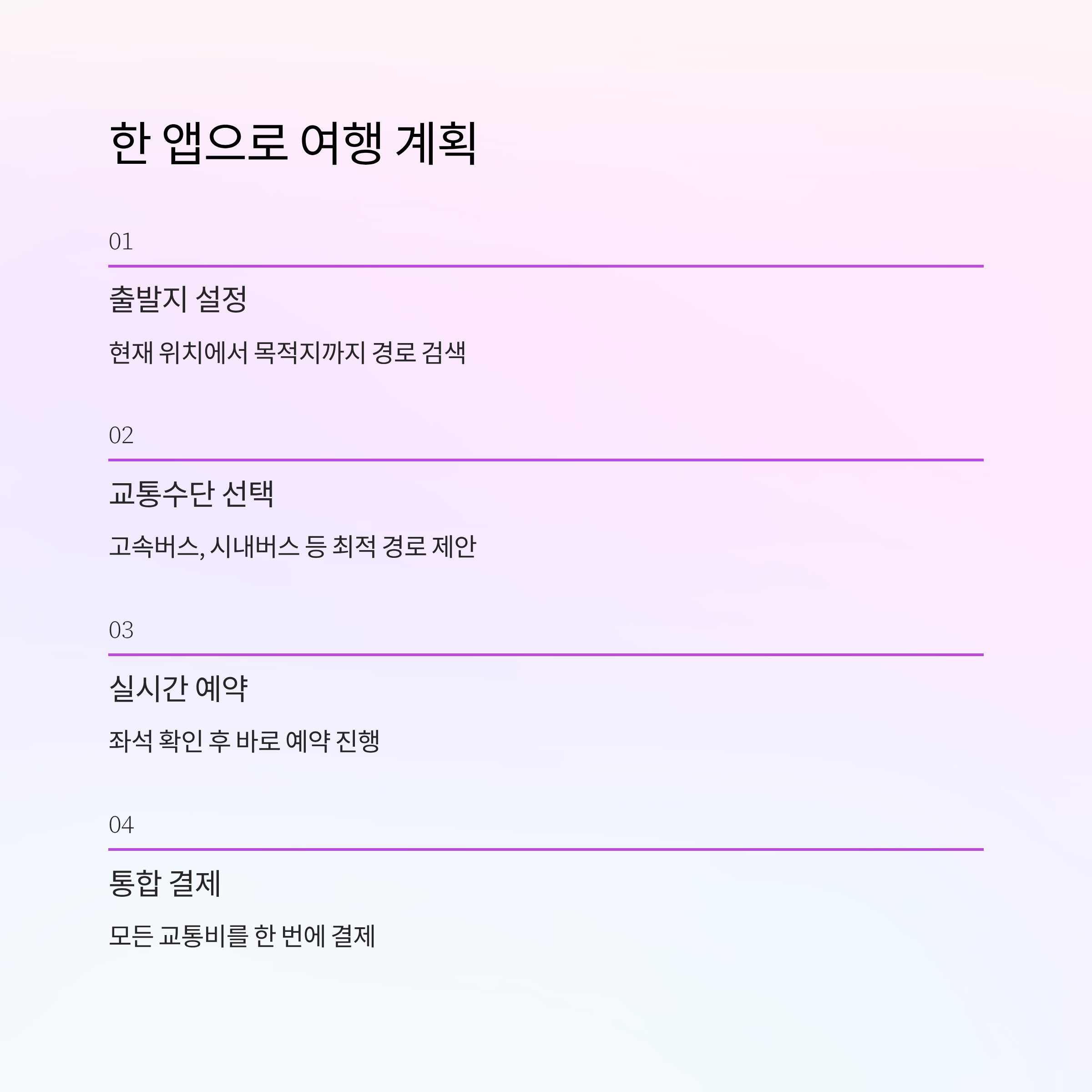 추석 연휴 국내 여행지, 티머니GO로 교통비까지 아끼는 법