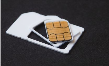 유심칩 사진