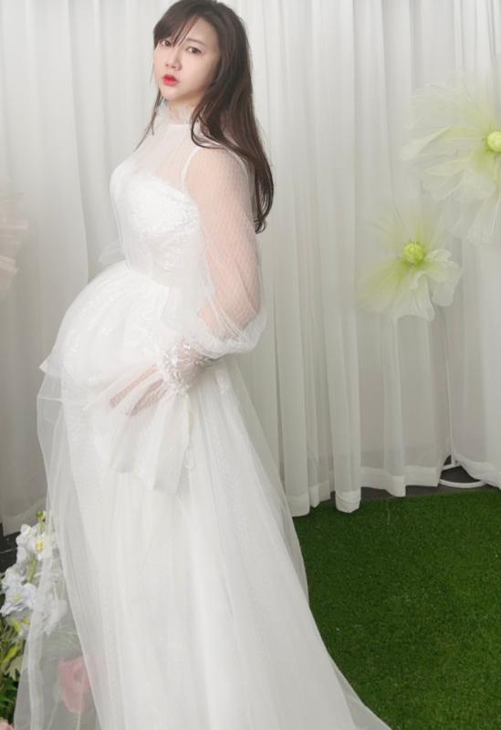 만삭 촬영 드레스 돌 셀프웨딩드레스 대여 제작