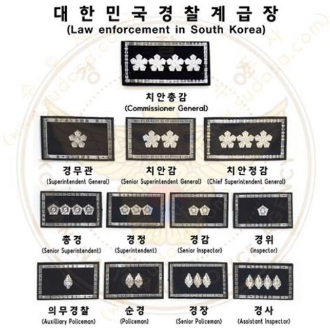 경찰 계급장 사진