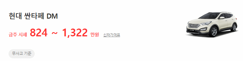 싼타페DM 중고차