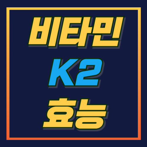 비타민K2 효능