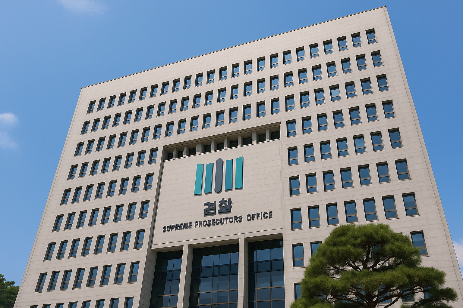 검찰청 건물 외관 이미지