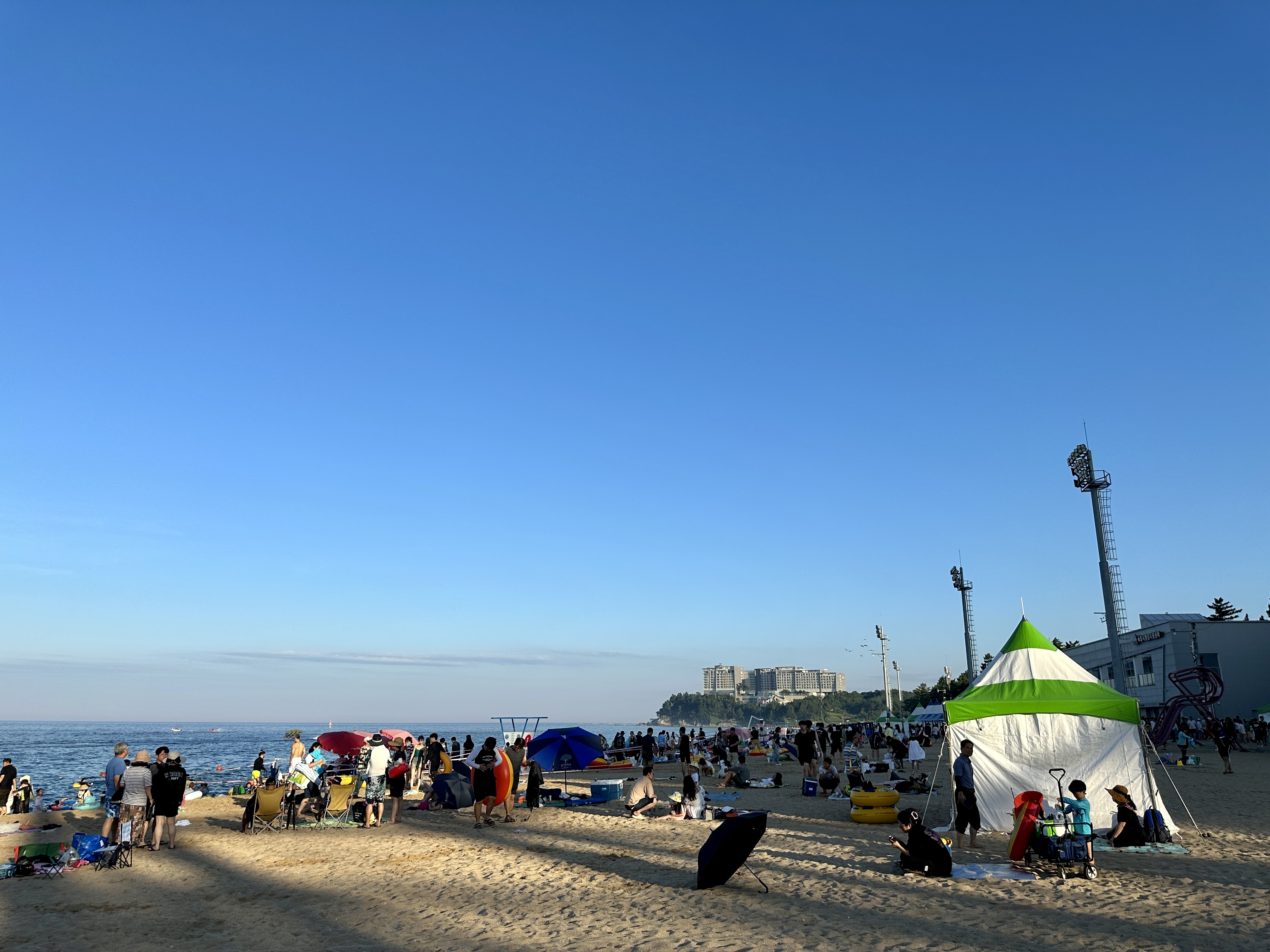 속초 해수욕장 백사장