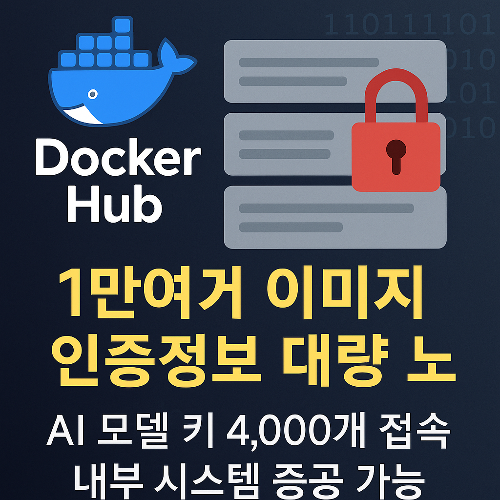 도커허브 이미지 인증정보 대량 노출