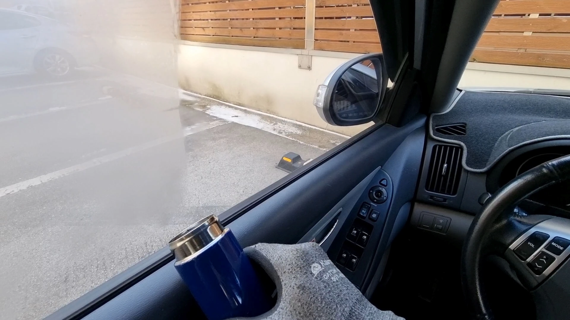 샴푸 린스 발라놓은 모습