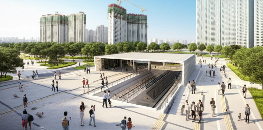 매화역 개통일 전망과 신안산선 경강선..