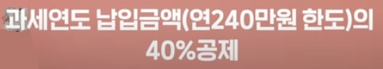 청년 우대형 청약통장 소득공제