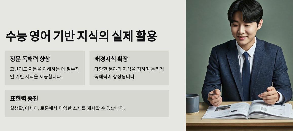 수능 영어 기반 지식 장점