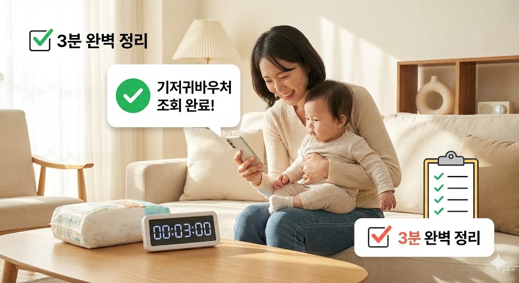 기저귀바우처 조회방법