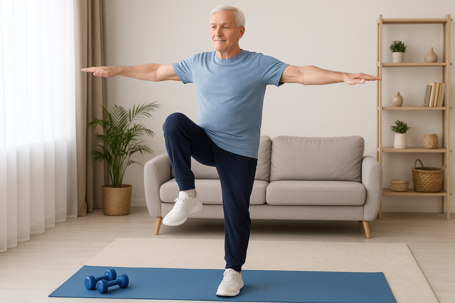 노인 균형 운동법