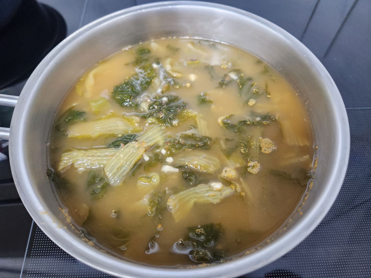 시래기 된장국 끓이기