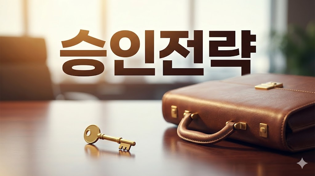 승인전략 강조 비즈니스 이미지