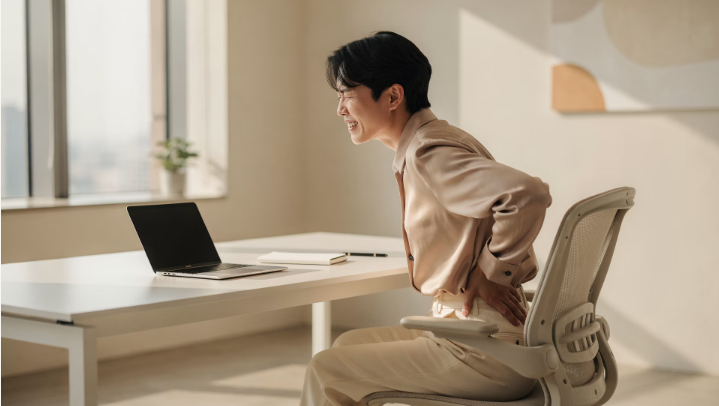 허리통증 완화운동, 찜질 방법