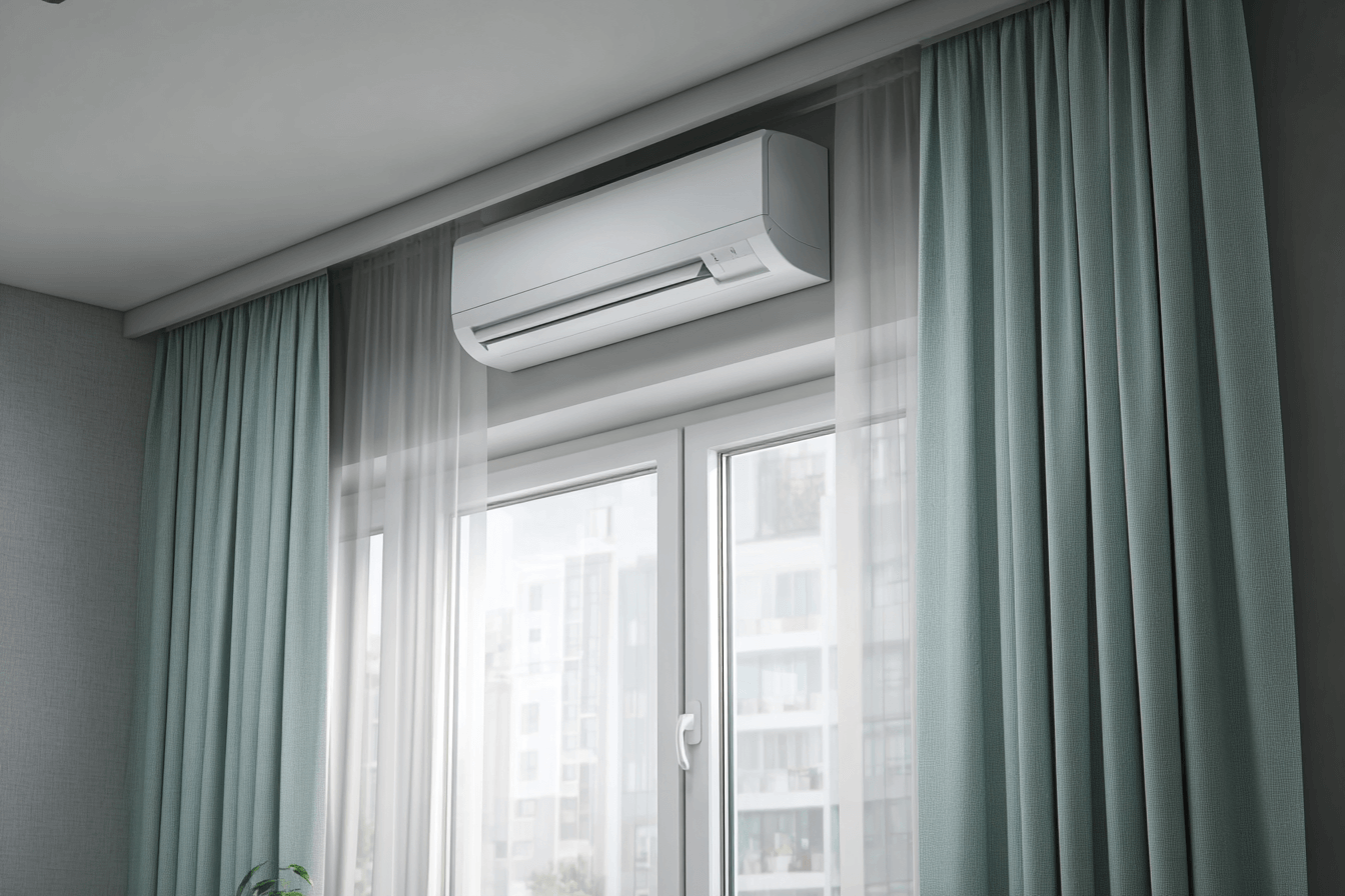 상단에-설치된-에어컨-이미지