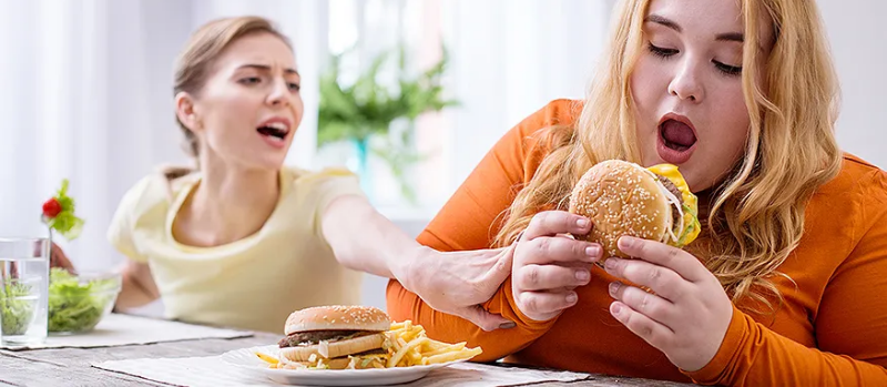 패스트푸드와 건강 문제 부정