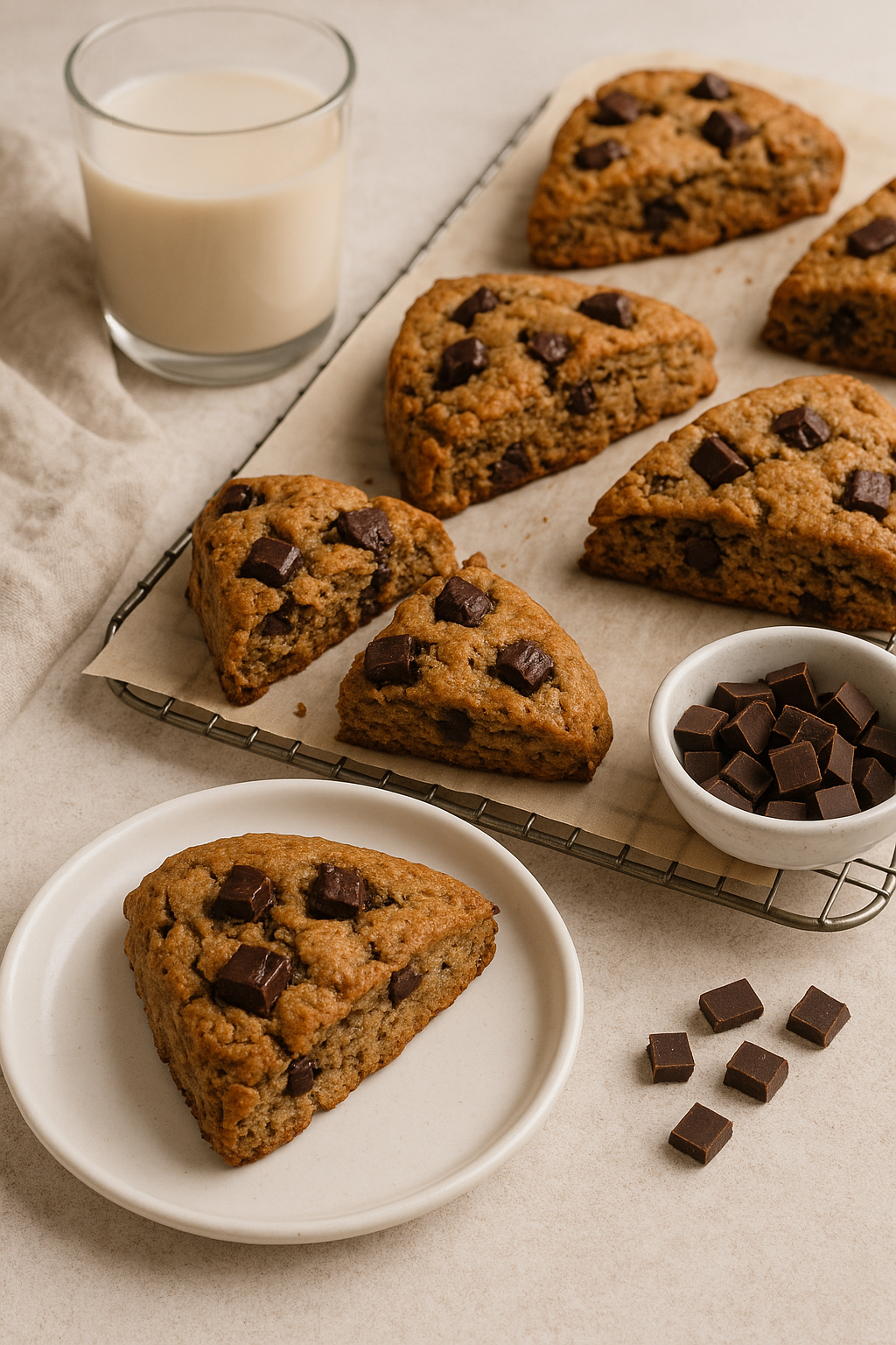 비건 초콜릿 스콘