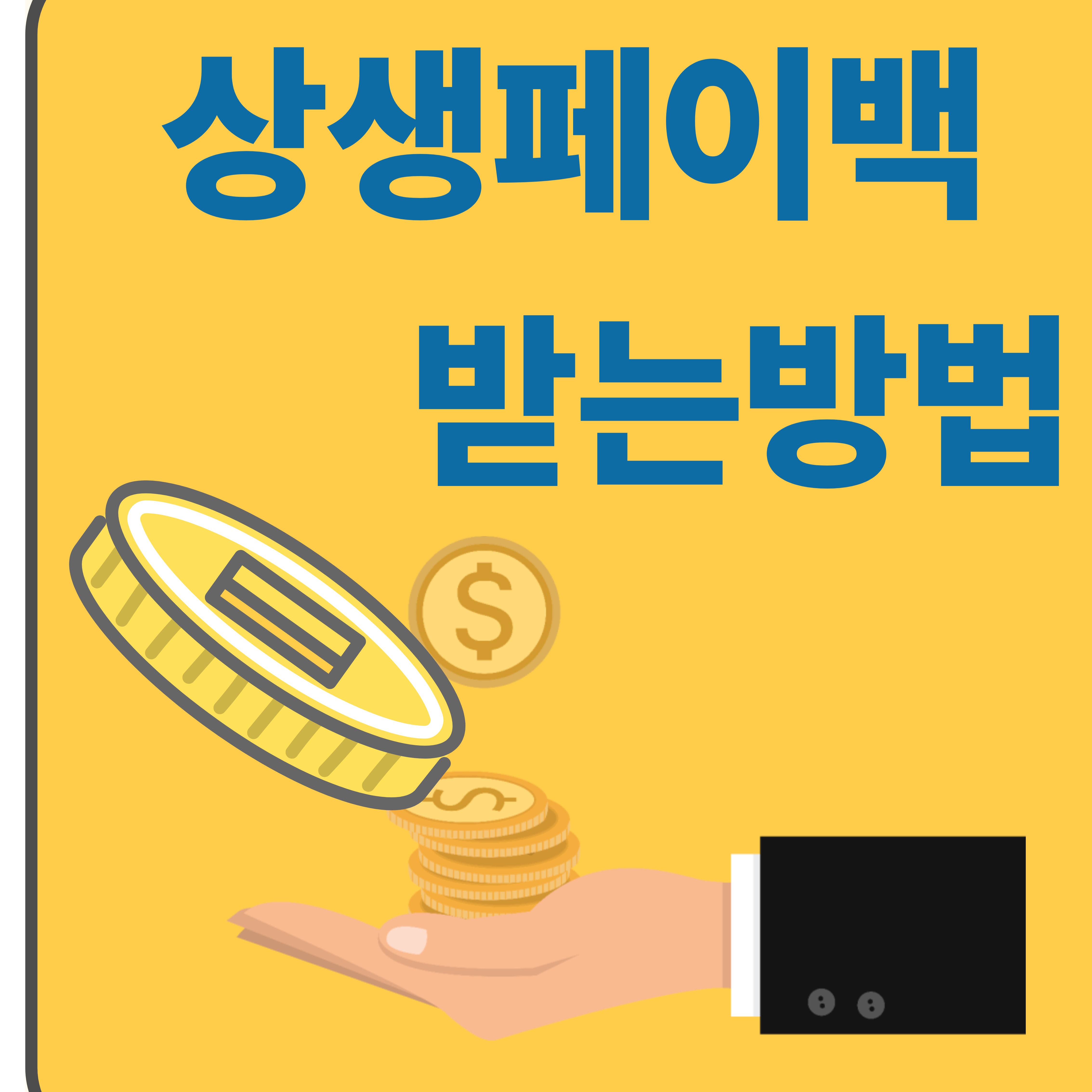 상생페이백 받는방법 알아보기