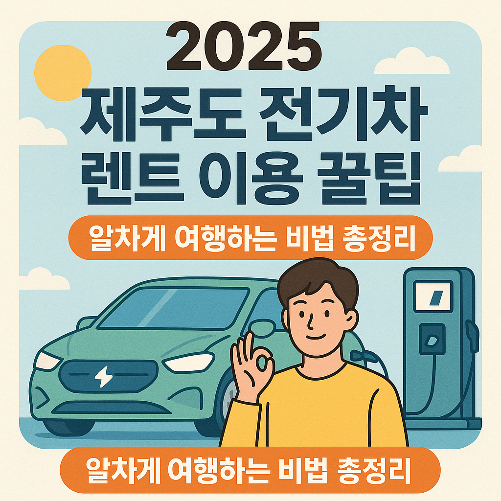 제주도 전기차 렌트 이용 꿀팁 (2025)