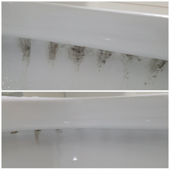 아스토니쉬로 곰팡이 제거 전후 이미지