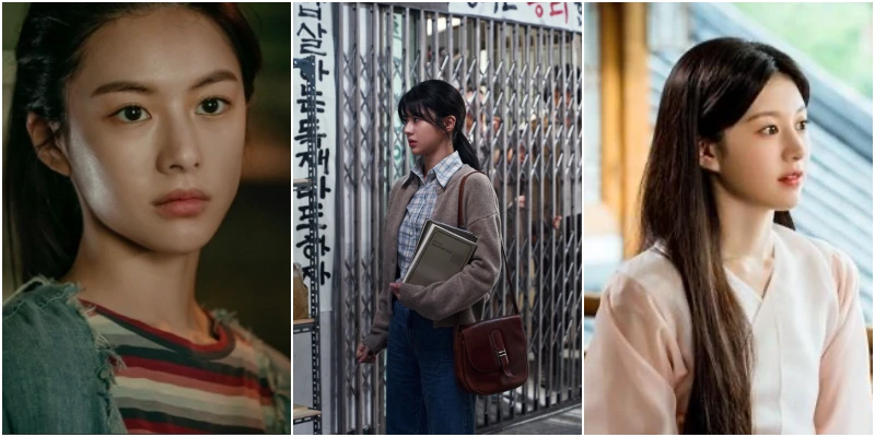 드라마 스위트홈, 영화 헌트, 드라마 환혼에 각각 등장하는 고윤정