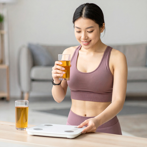 식전 보리차 한 잔은 포만감을 높여 식사량을 줄여주는 효과.