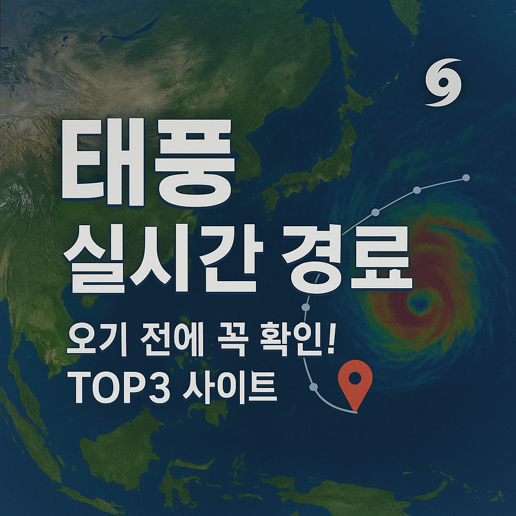 2025 태풍경로 실시간 확인 사이트 TOP3