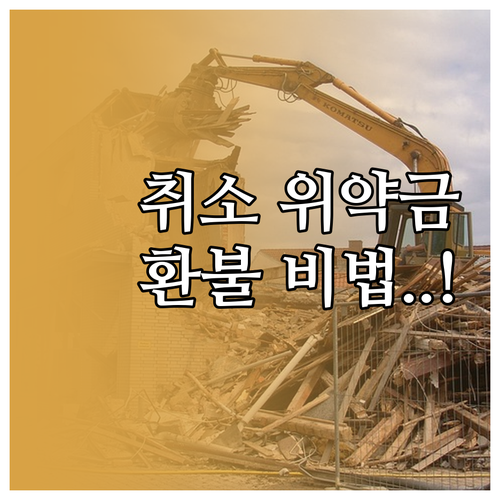 여기어때 예약 취소 위약금 기준과 천..