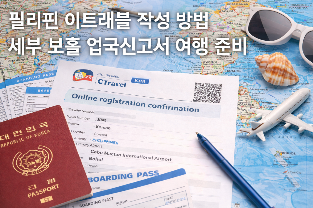 필리핀 이트래블 3분 완벽 정리 세부 보홀 입국신고서 작성법