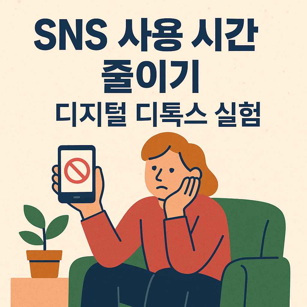 SNS 사용 시간 줄이기