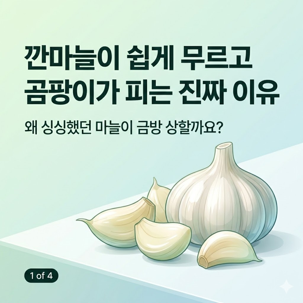 깐마늘 오래보관하는 방법
