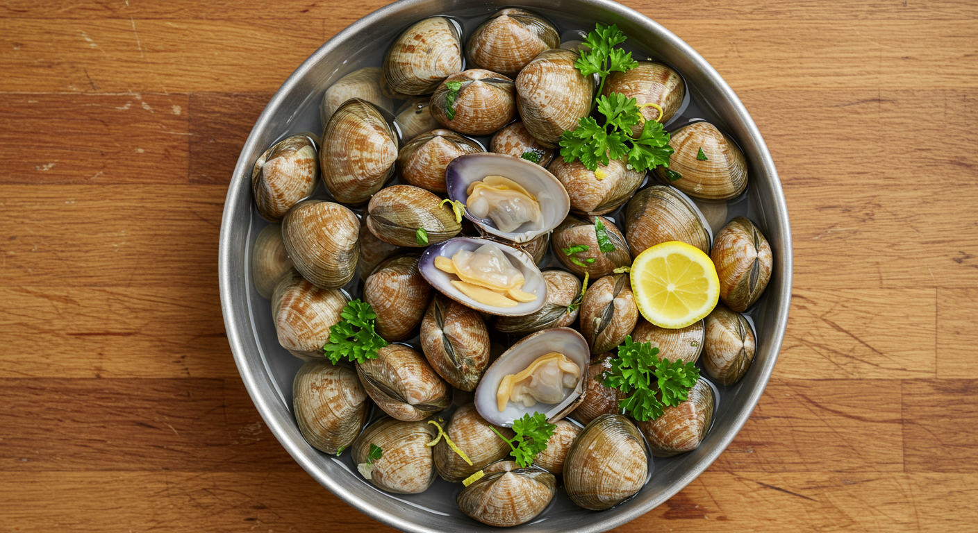 바지락요리