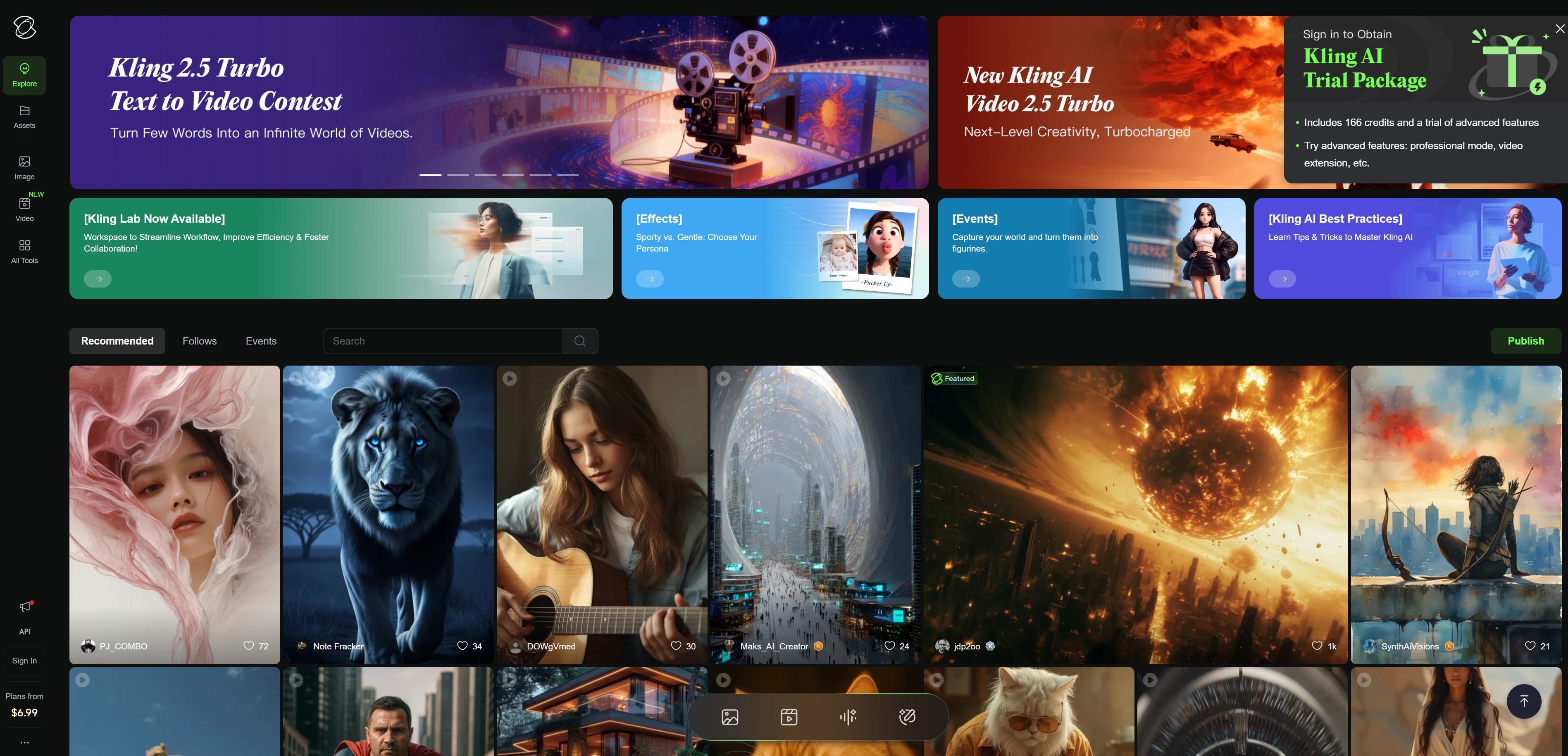 AI Video Generator Site 2: Kling AI - China's Sora, Image-to-Video Expert