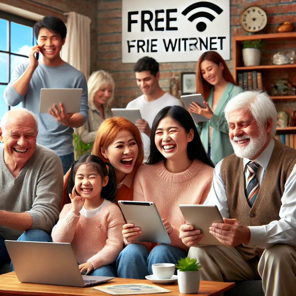 저소득층 무료 인터넷을 이용