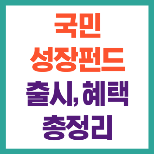 국민성장펀드출시