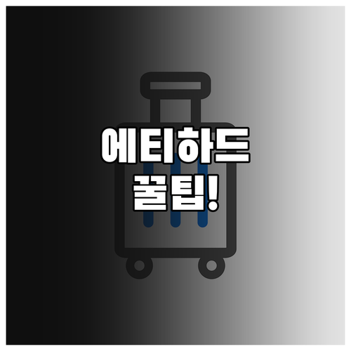 에티하드 항공 수하물 규정과 온라인 ..
