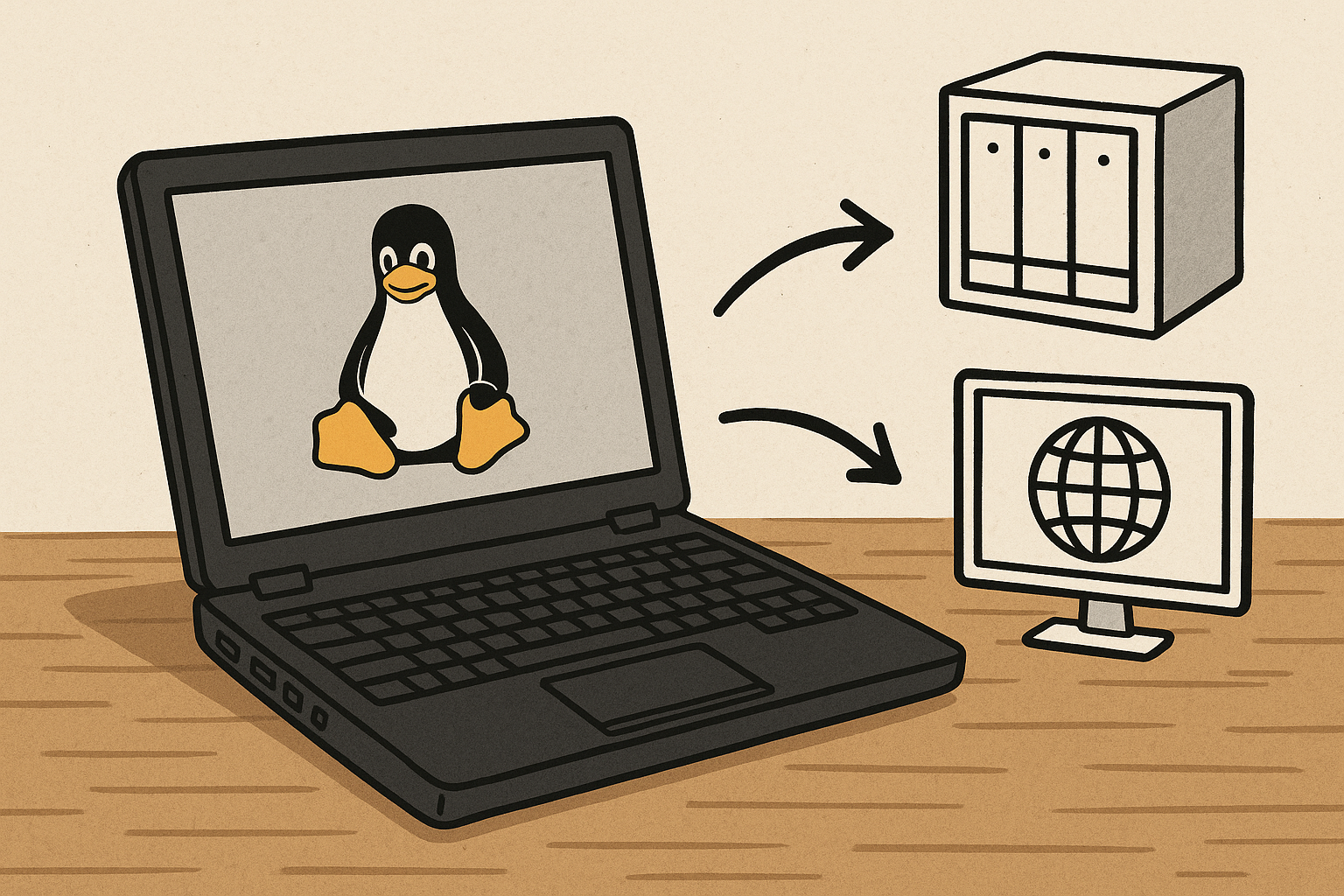 오래된 노트북 NAS 활용