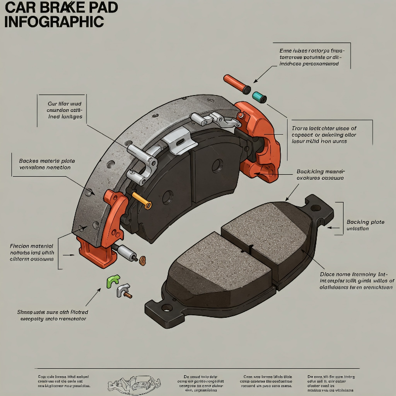 자동차 브레이크 패드 설계