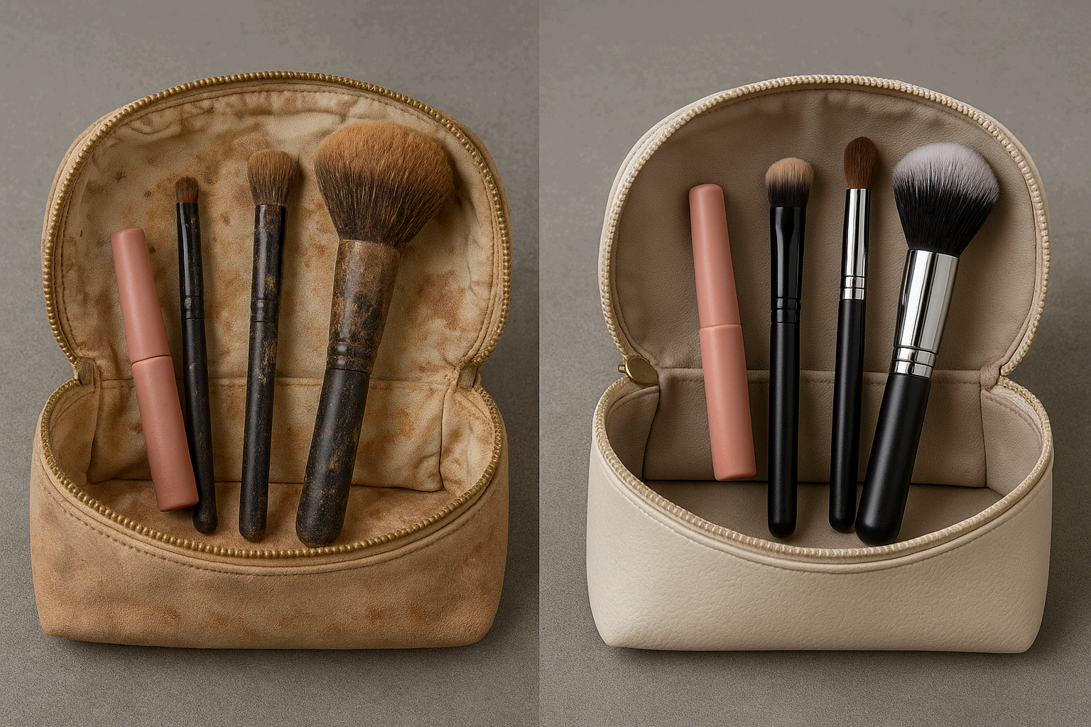 화장품 파우치 및 메이크업 브러시 위생 관리법