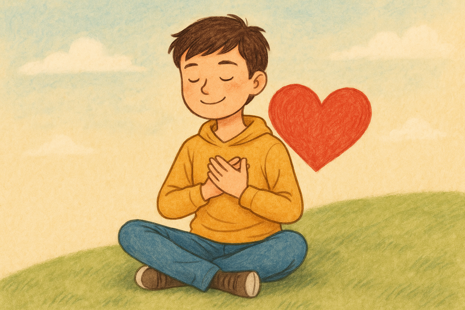 마음 속 평화로운 순간