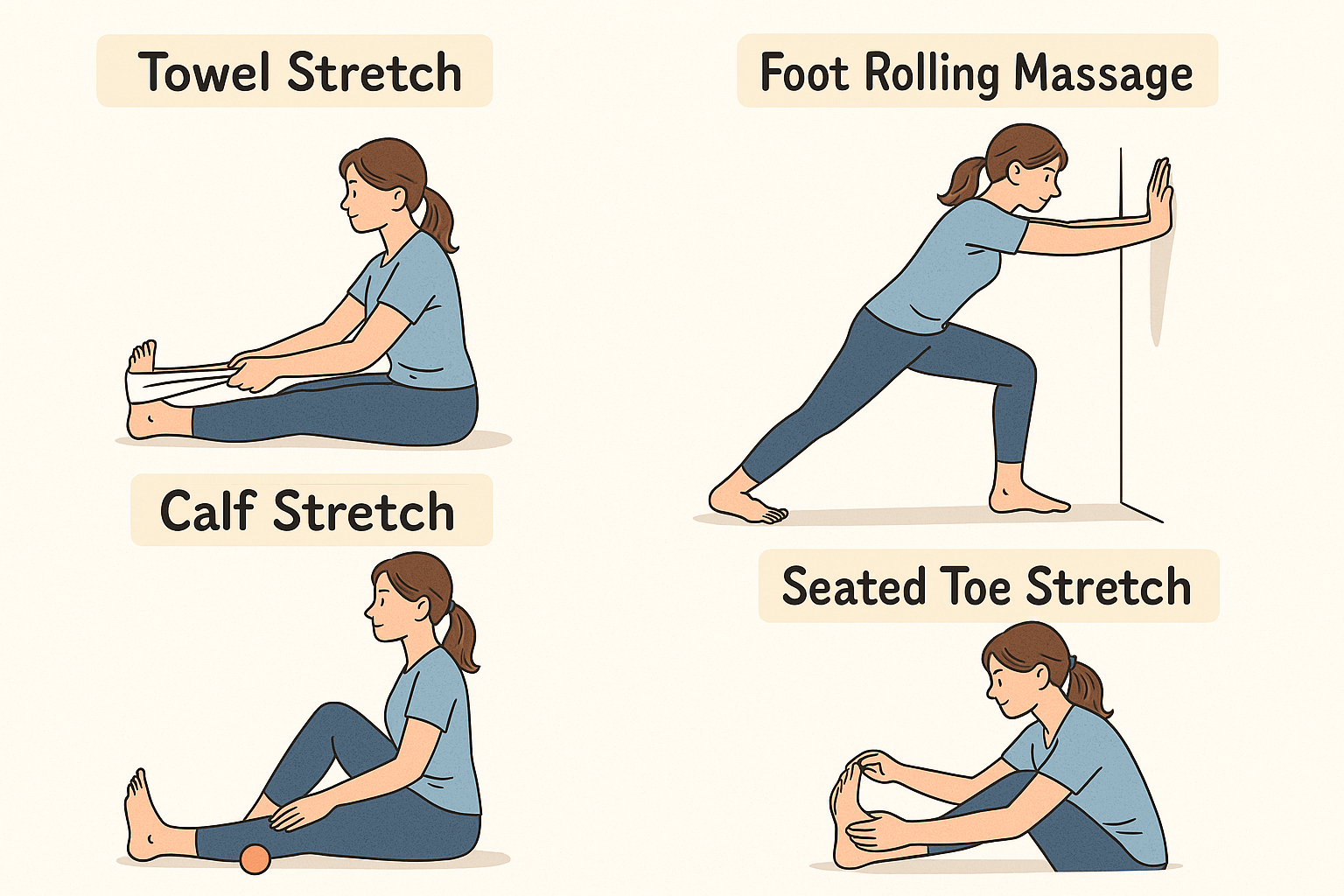 족저근막염 스트레칭