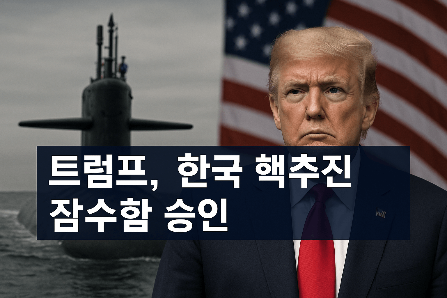 트럼프,한국 핵추진 잠수함 승인