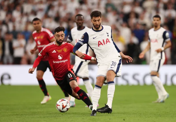 토트넘 맨유 선수들 경기 장면