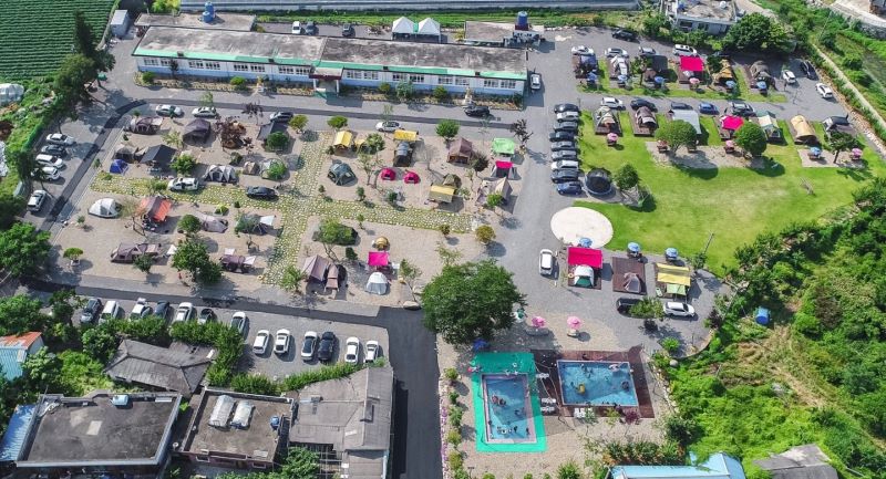 고성잔디캠핑장_항공뷰