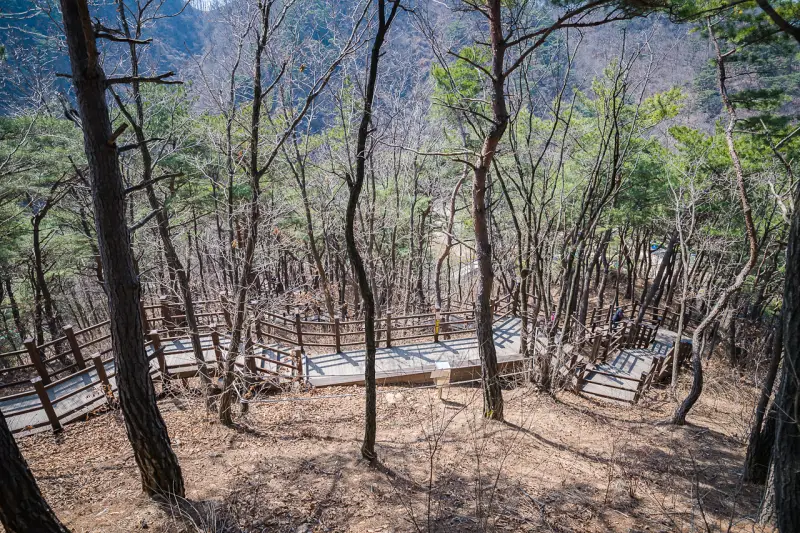 출렁다리 가는 길