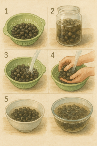 다슬기-보관법-해감법