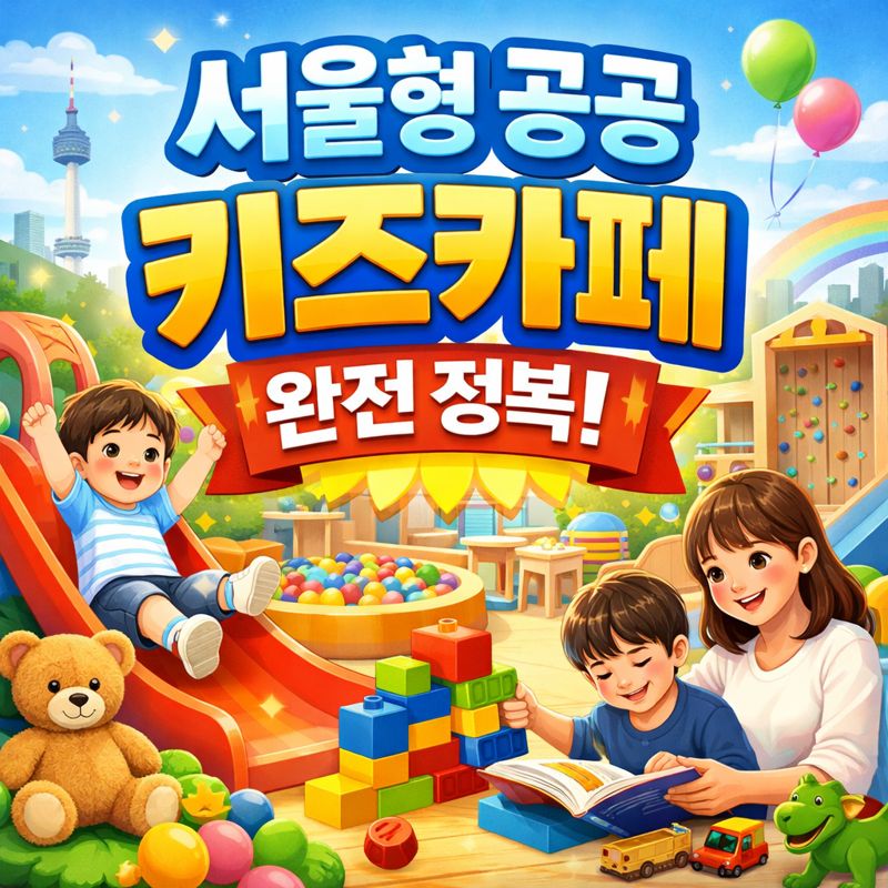 서울형 공공 키즈카페 완전 정복｜우리 동네 무료 놀이공간 총정리